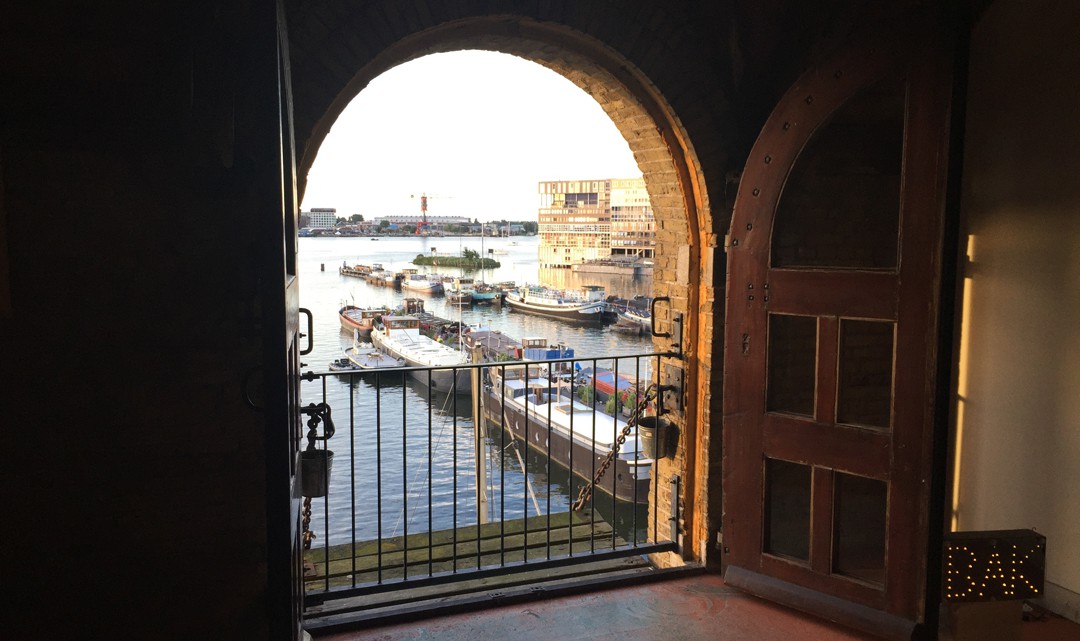 Harbour views through the open window