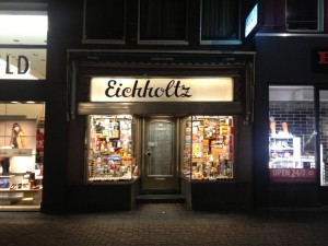 Shop front by night