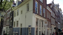 Exterior of the corner building