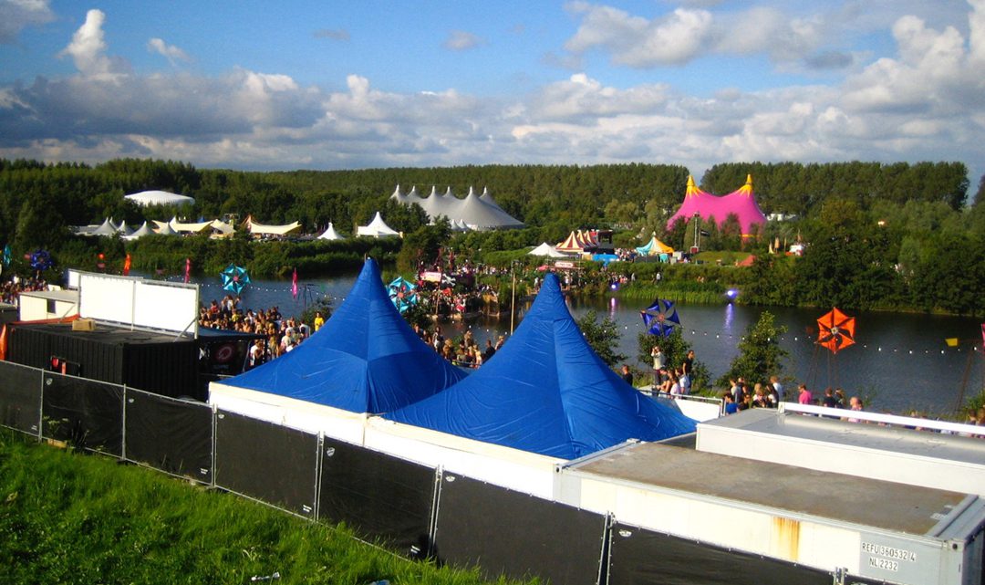 Overview of the festival terrain