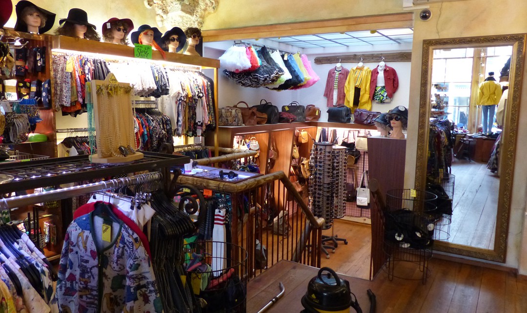 Inside the store
